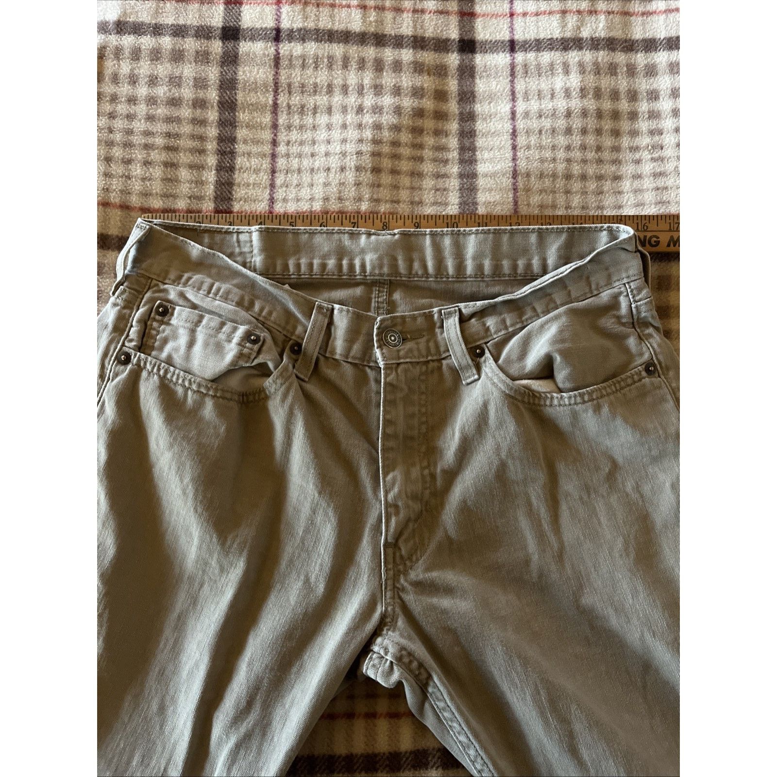 Levi's Levi Men's 559 Relaxed Straight Khaki Pants 32x29 White Tab Size US 32 / EU 48 - 10 Thumbnail