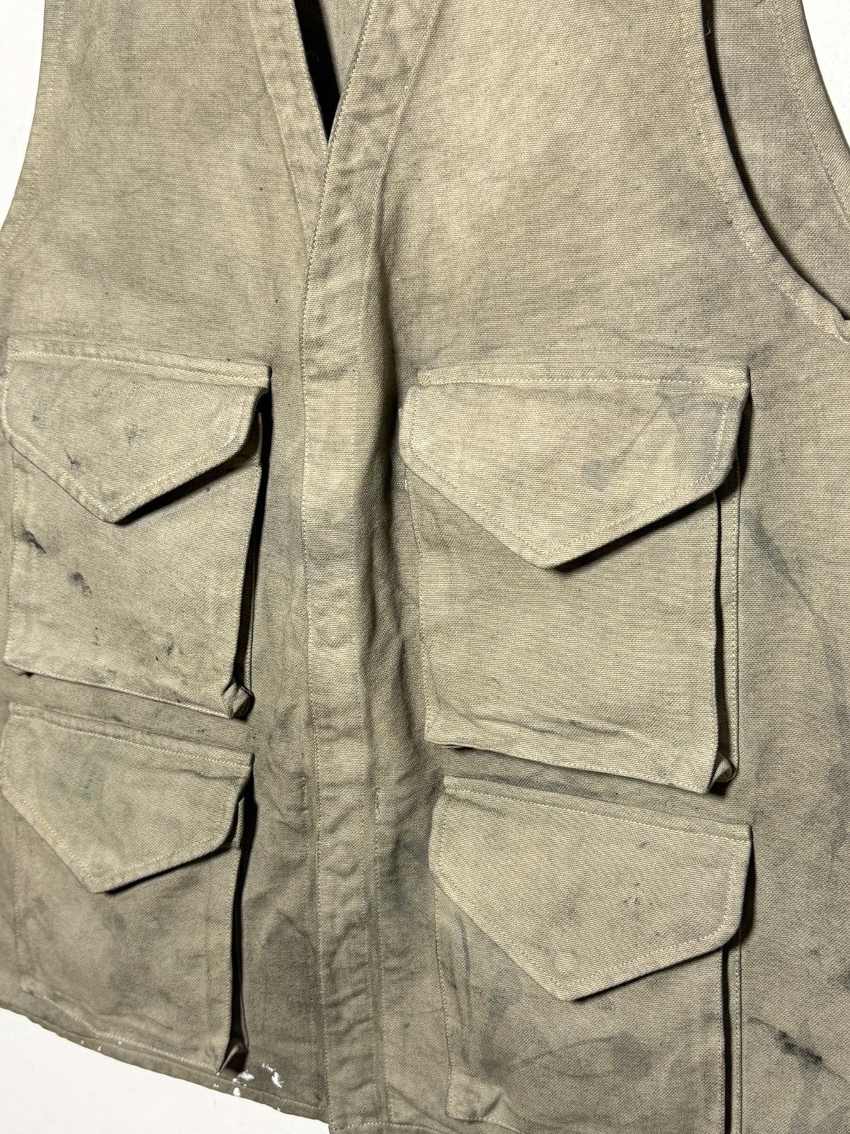 C.P. Company cp company massimo osti utility overdyed vest Size US XL / EU 56 / 4 - 4 Thumbnail