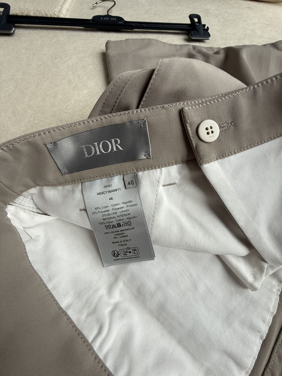 Dior SS24 $2k Dior Kim Jones zip parley pants shorts 46 Kim Jones Size US 30 / EU 46 - 22 Thumbnail