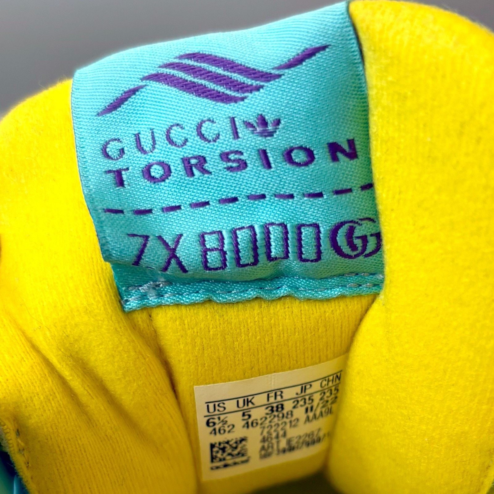 Adidas Gucci Adidas ZX 8000 Aqua Monogram Athletic Sneakers Sz 6.5 Size US 6.5 / IT 36.5 - 14 Thumbnail