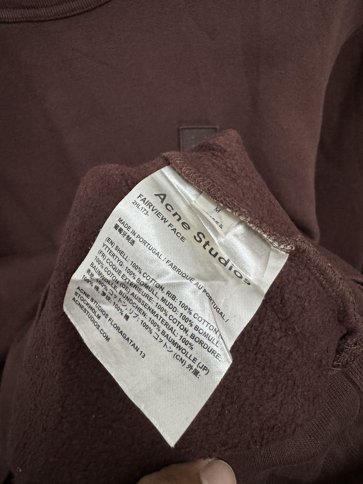 Acne Studios Acne Studios FairView Face Crewneck Sweatshirt Size US M / EU 48-50 / 2 - 6 Thumbnail