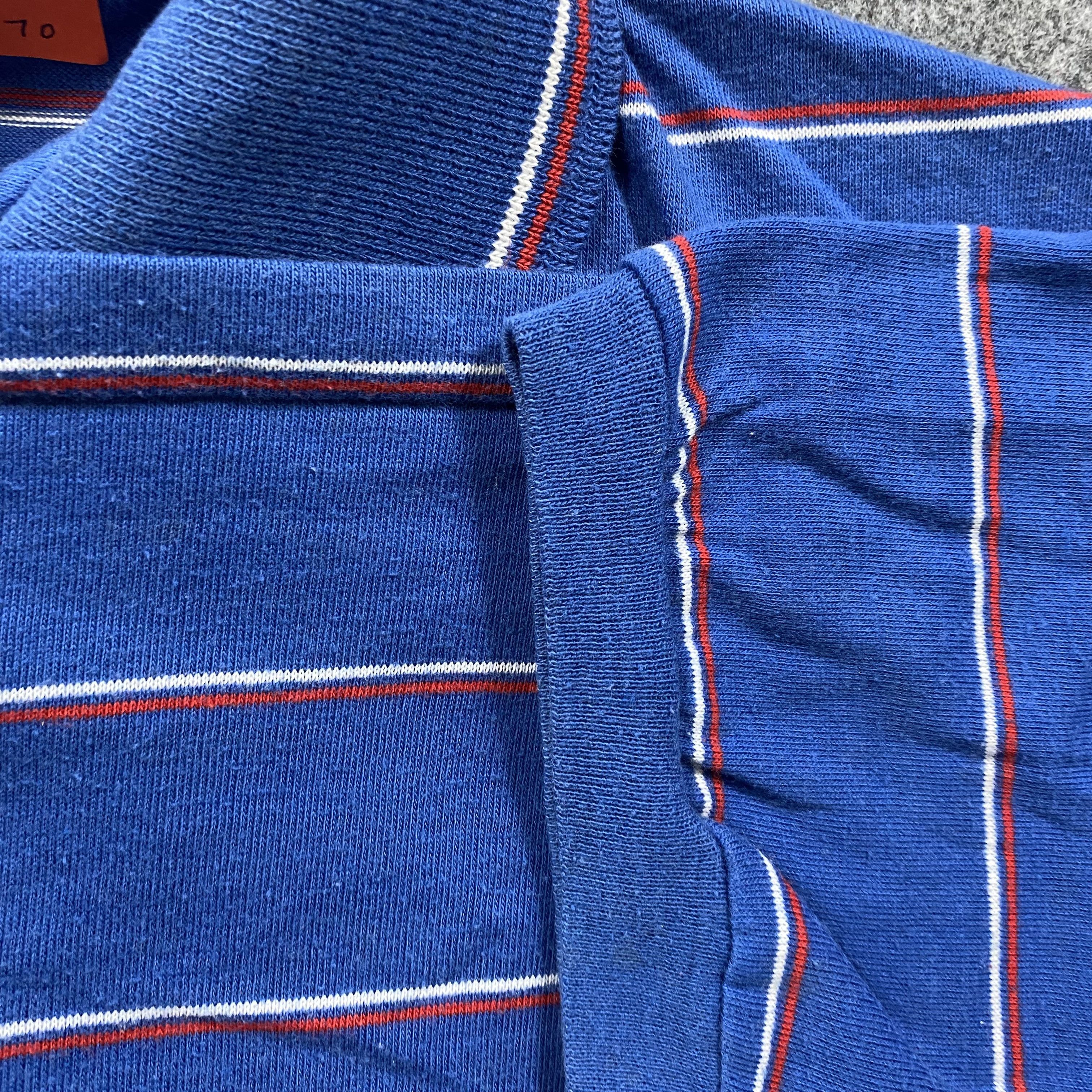 Vintage VTG 80s Campus Le Tigre Striped Polo Shirt Made in USA-M070 Size US M / EU 48-50 / 2 - 6 Thumbnail