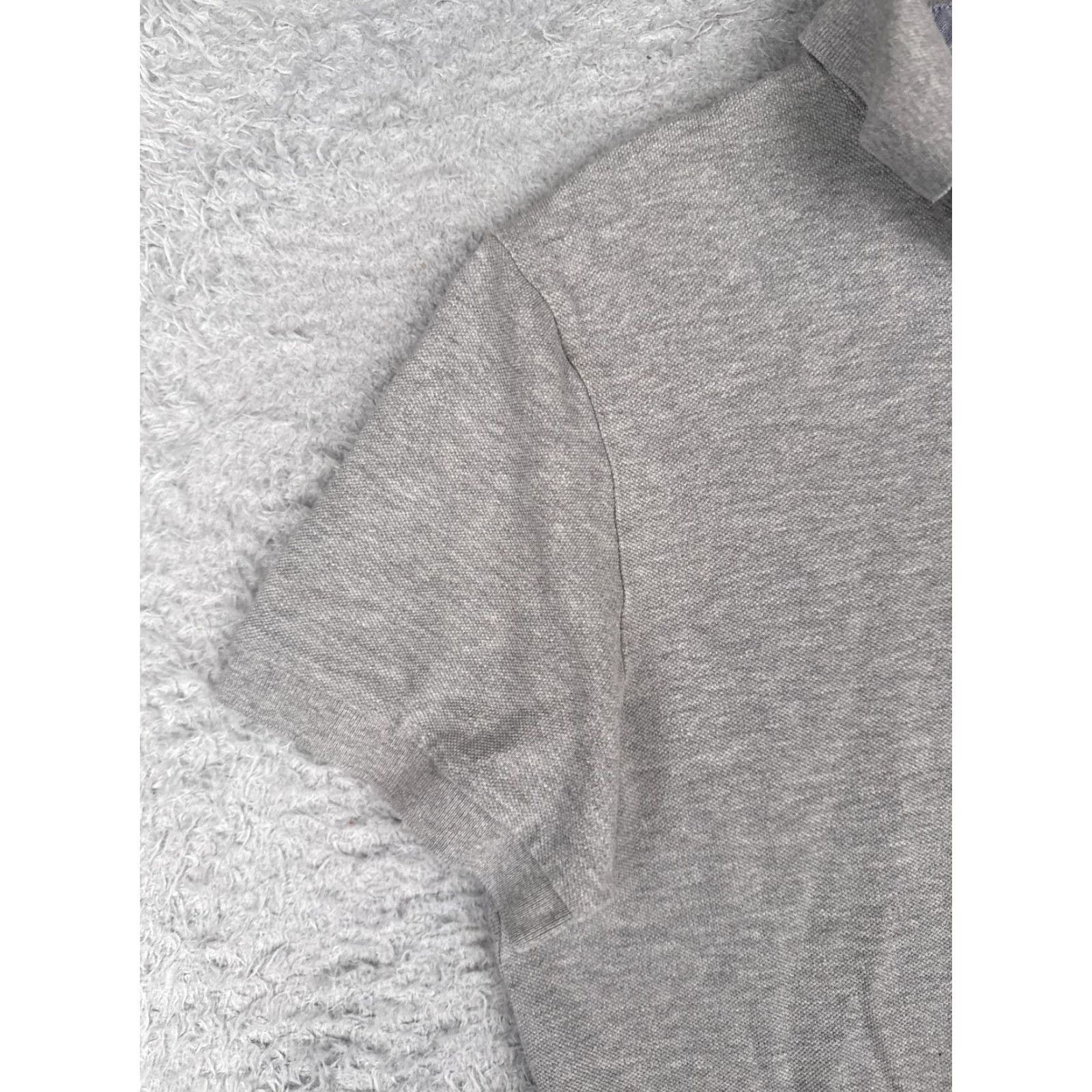 Tommy Hilfiger Tommy Hilfiger Polo Shirt Men M Gray Cotton Slim Short Sleeve Modern Sports Shirt Size US M / EU 48-50 / 2 - 3 Thumbnail