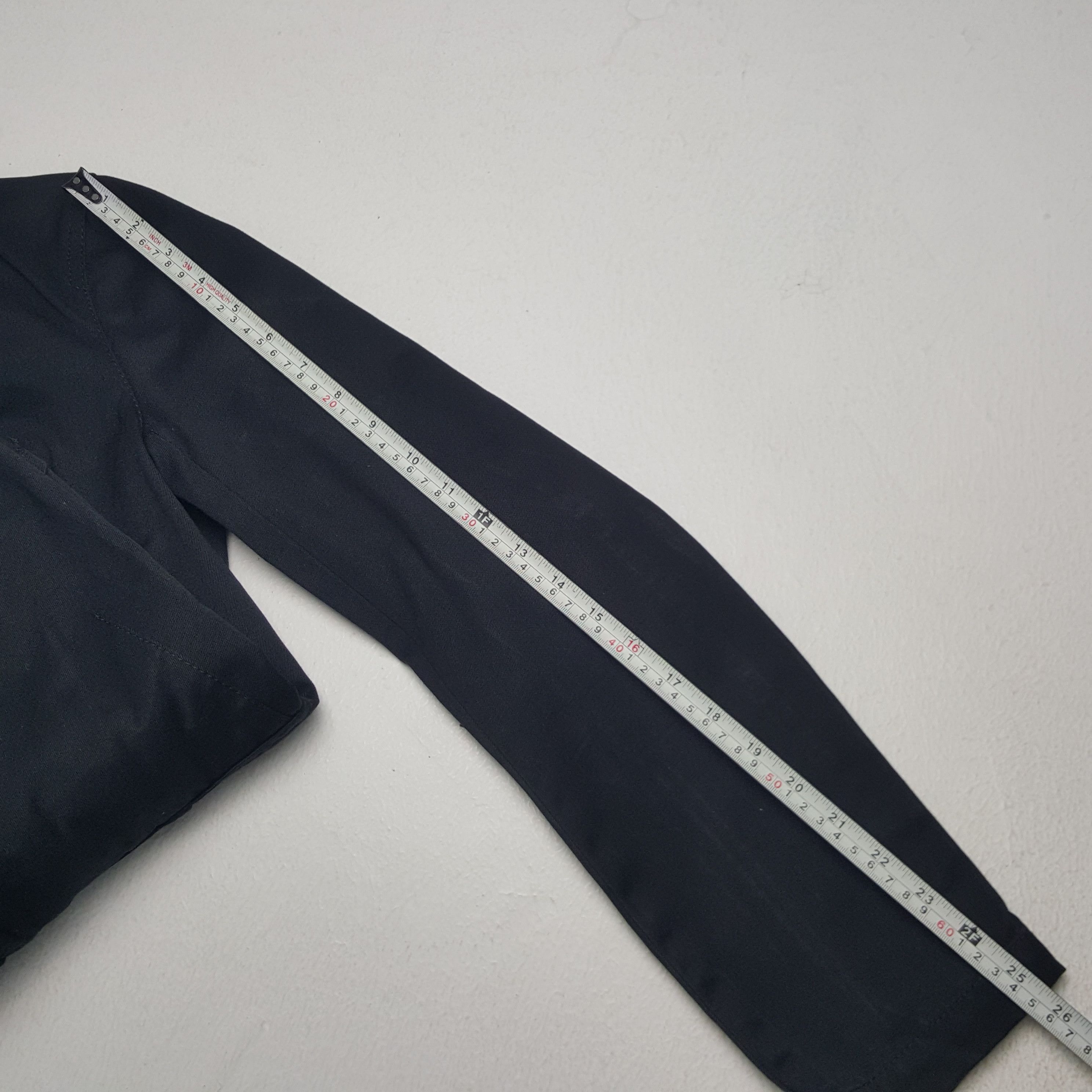 Comme des Garcons × Japanese Brand × Vintage Vintage Black Comme des Blazer Coat Jacket Size US XS / EU 42 / 0 - 5 Thumbnail