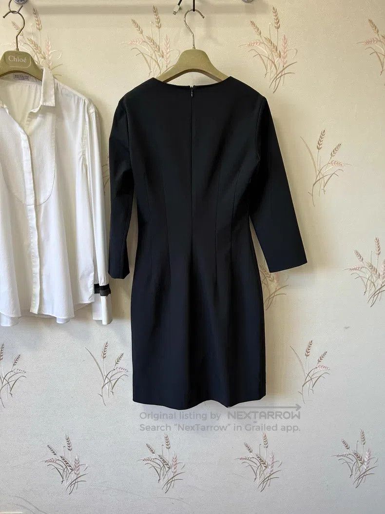 The Row The Row Black minimalist dress Size S / US 4 / IT 40 - 3 Thumbnail