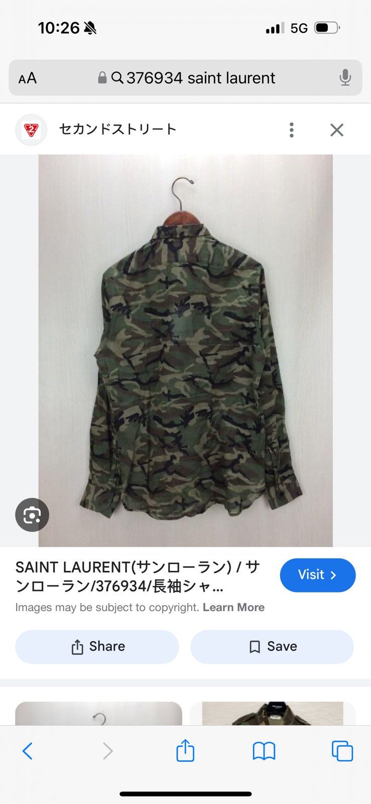 Saint Laurent Paris SAINT LAURENT shirt SEE PHOTOS FOR REAL TAPE MEASUREMENTS Size US S / EU 44-46 / 1 - 19 Thumbnail