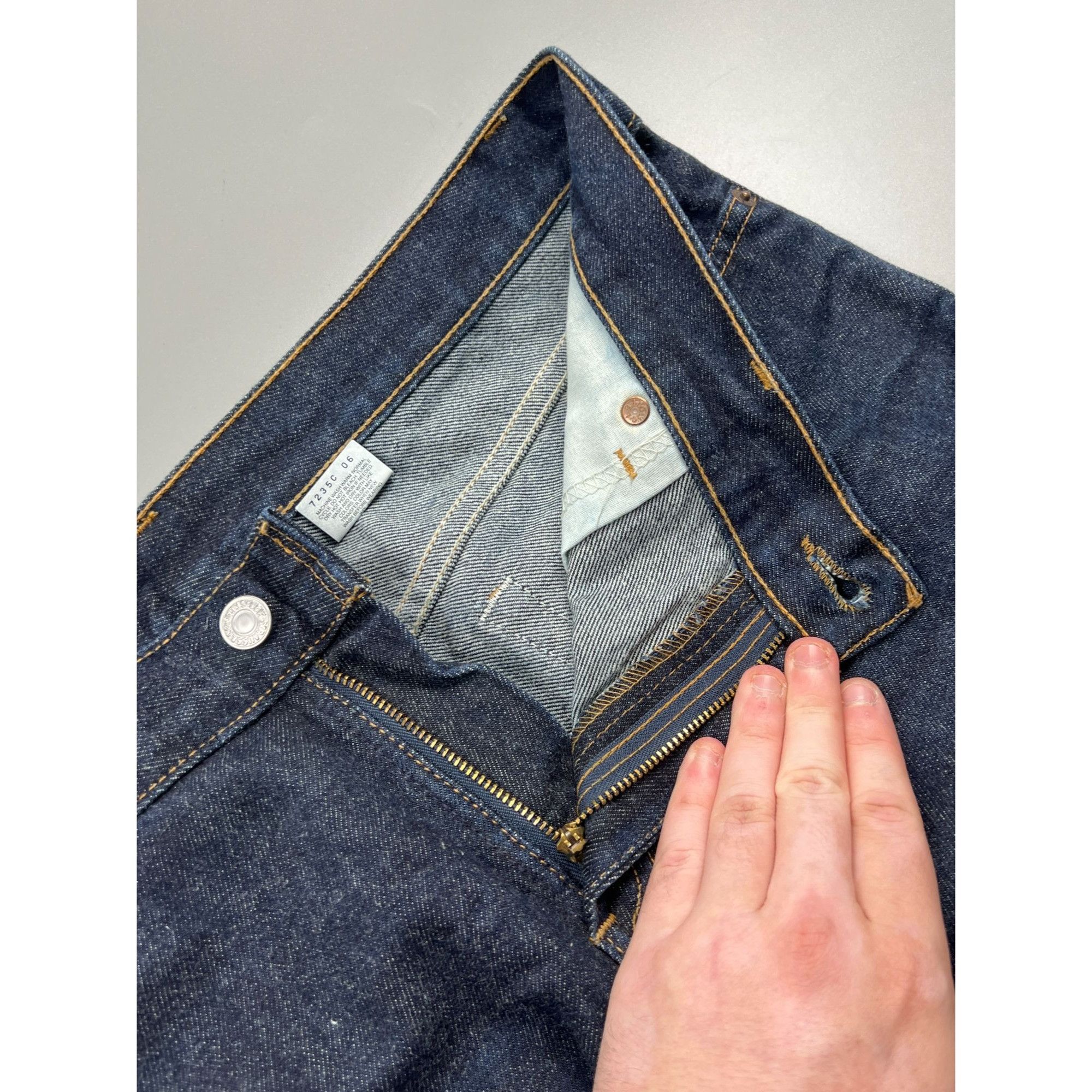 Levi's Levi’s 514 Made in USA Flared Denim Jeans Pants (Y0839) Size 33" - 5 Thumbnail
