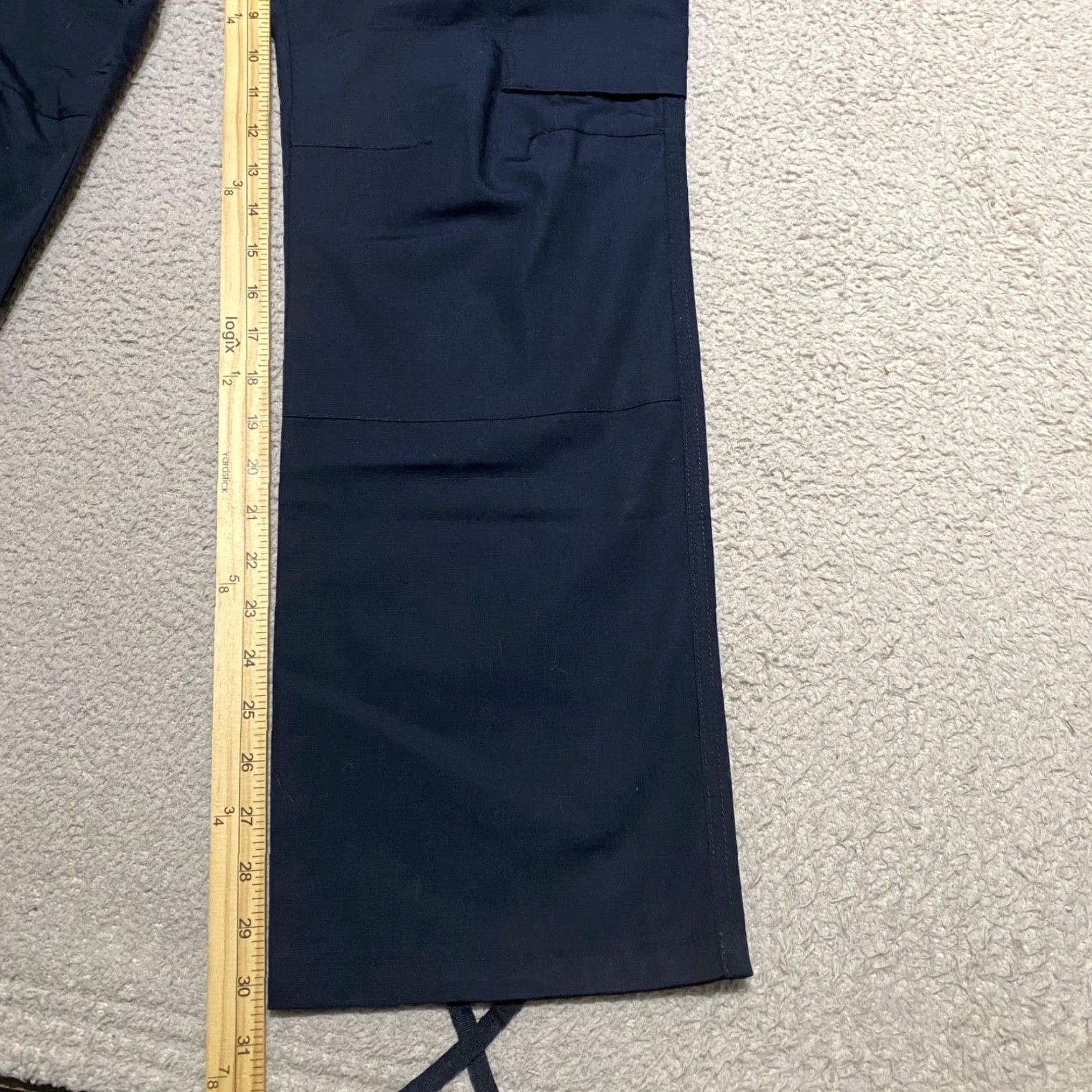 Vintage LAPG Womens Pants Blue Cargo Ripstop Tactical Utility Straight Work OPS Size 27" / US 4 / IT 40 - 6 Thumbnail
