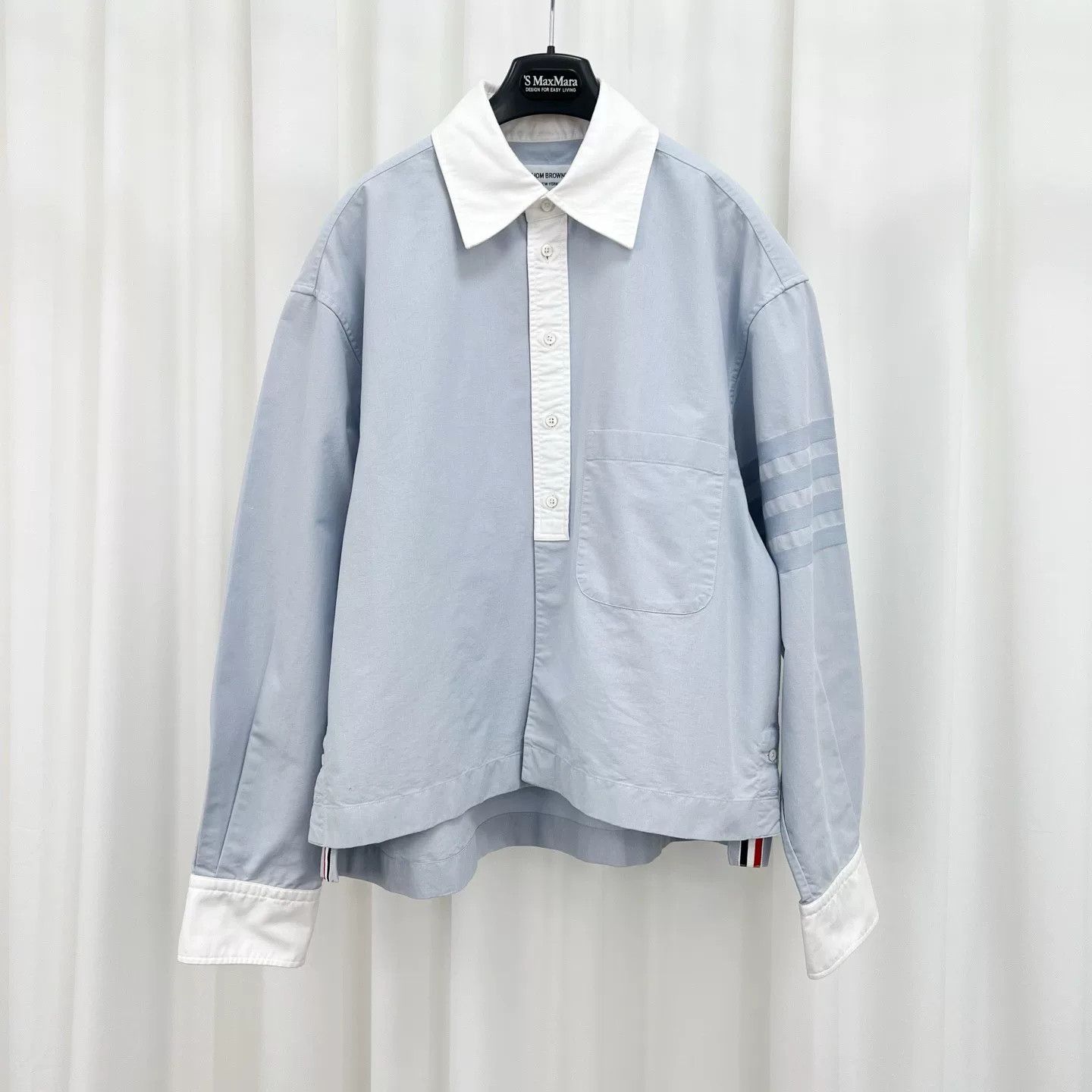 Thom Browne 4-Bar Polo Longsleeve