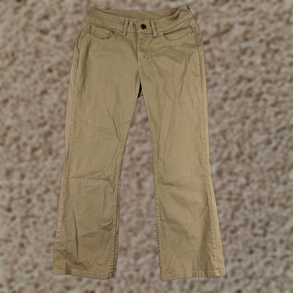Lee Lee Jeans Womens 10P Beige Denim Bootcut Riders Cotton Blend Stretch Pants Size 32" / US 10 / IT 46 - 1 Thumbnail