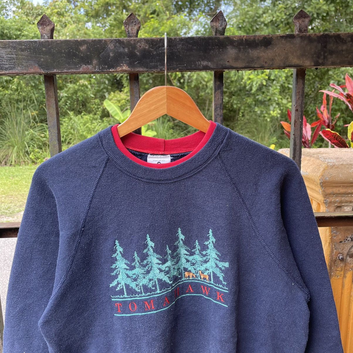 Lee 🔥Vintage 90s Lee Tomahawk Embroidered Spellout Sweatshirts Size US S / EU 44-46 / 1 - 4 Thumbnail