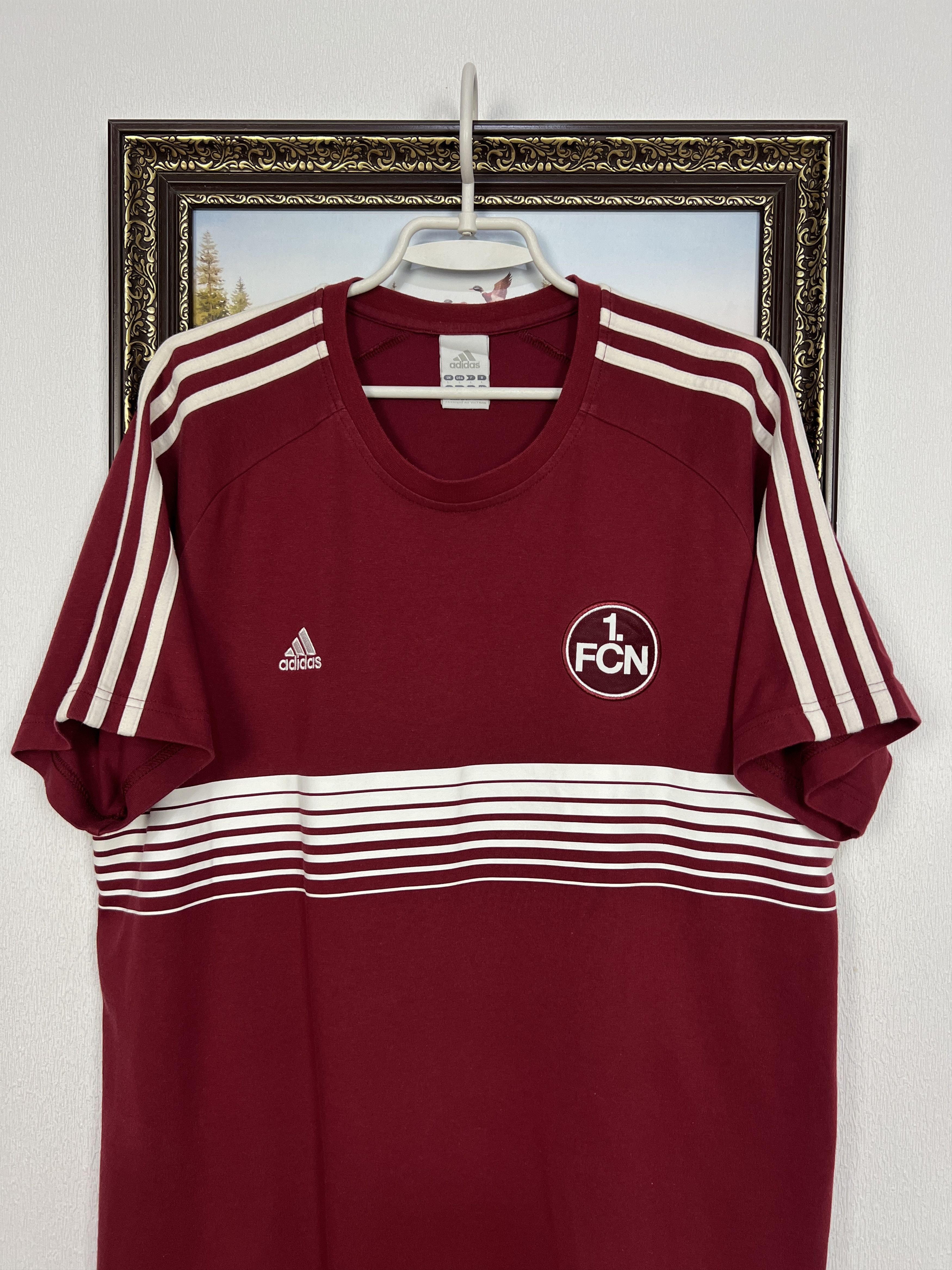 Adidas Vintage Adidas Nurnberg 1. FCN Football Train Shirt Soccer Size US L / EU 52-54 / 3 - 2 Thumbnail