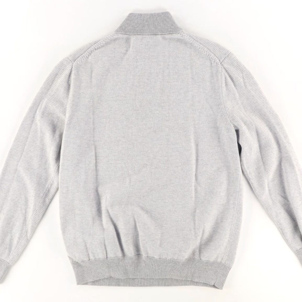 Vineyard Vines Vineyard Vines Boathouse Striped Mock Long Sleeve Sweater Gray Men's M Size US M / EU 48-50 / 2 - 4 Thumbnail