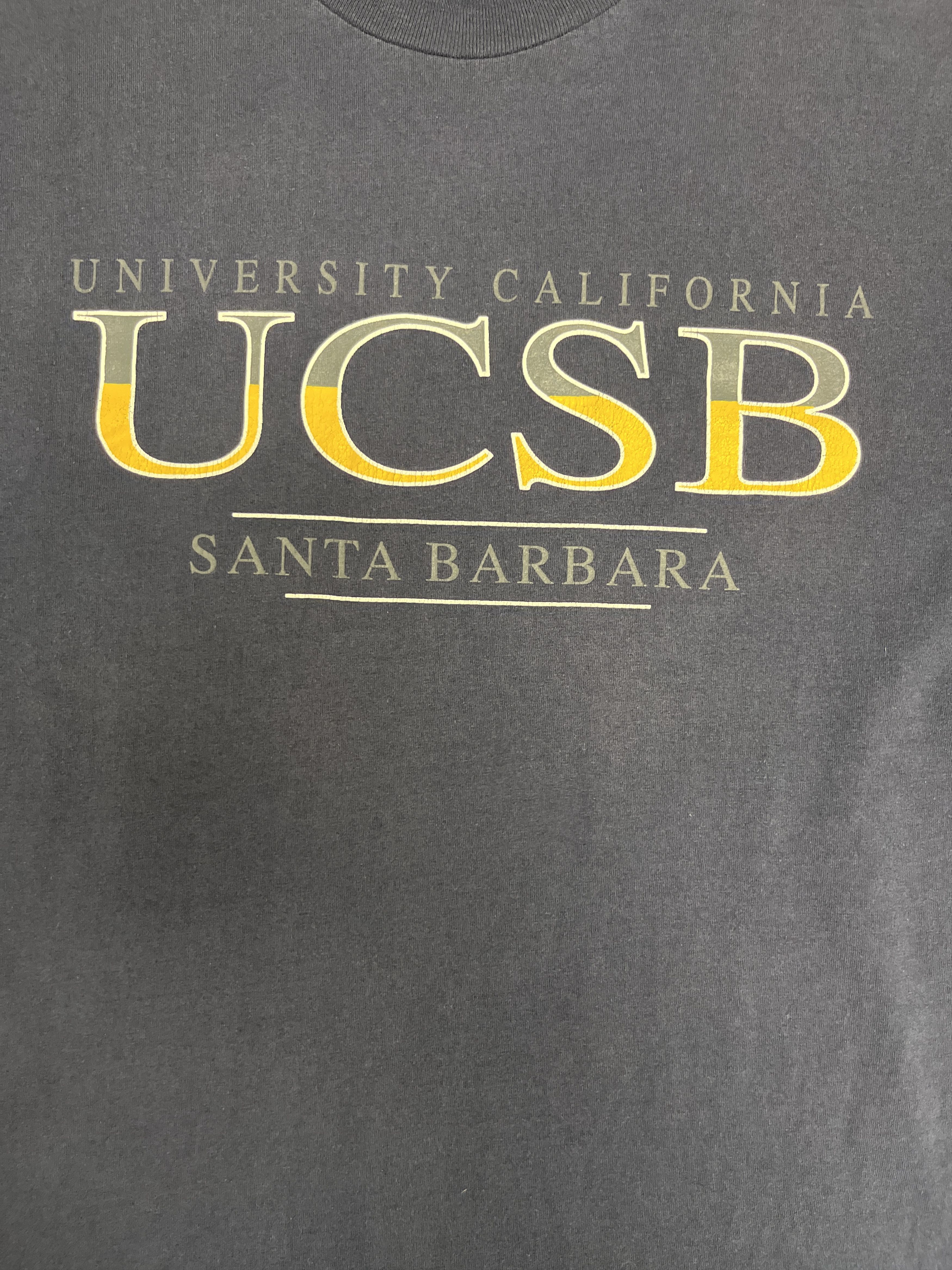 Jansport × Vintage University California Santa Barbara Vintage Blue T-Shirt Tee Size US XXL / EU 58 / 5 - 2 Thumbnail