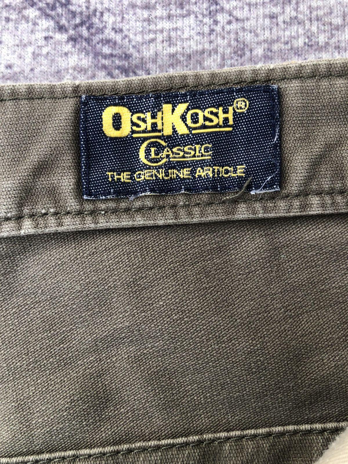Japanese Brand × Olive × Oshkosh OshKosh Cargo Green Olive Style Multi-Pocket Pants Size US 31 - 9 Thumbnail