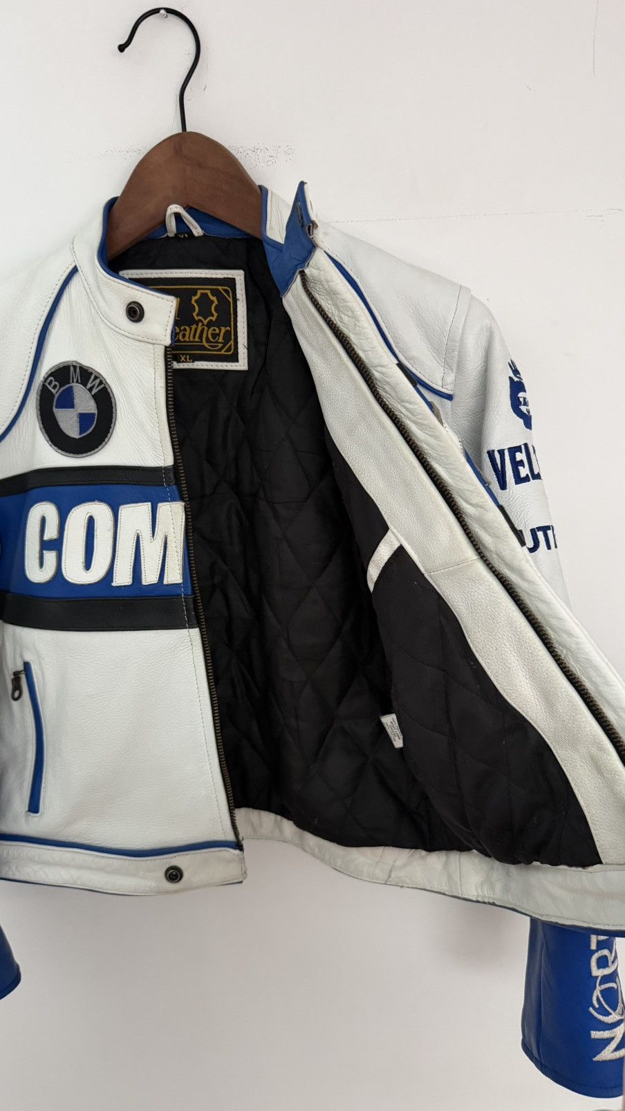 BMW Vintage BMW x Compaq Racing Leather Jacket Size US M / EU 48-50 / 2 - 17 Thumbnail