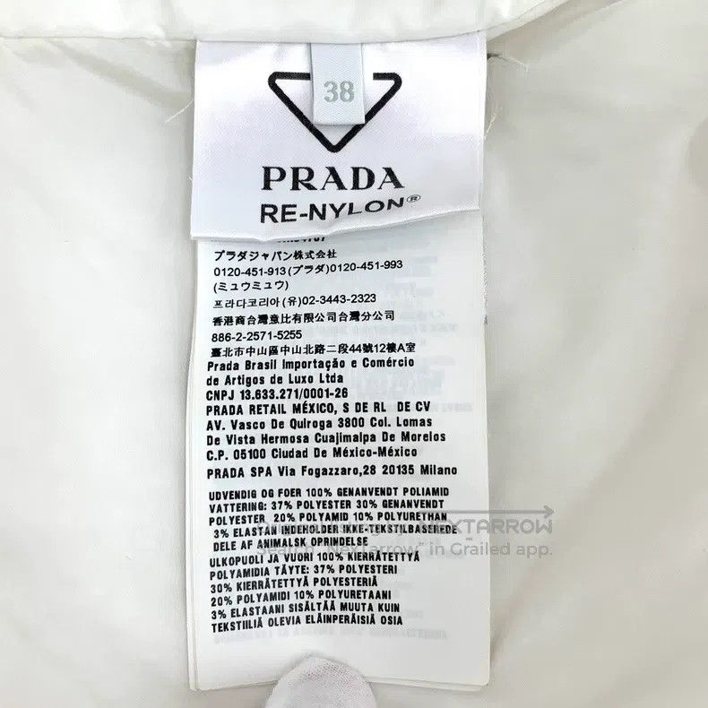 Prada Prada White triangle lapel single-breasted long-sleeved do Size XS / US 0-2 / IT 36-38 - 7 Thumbnail