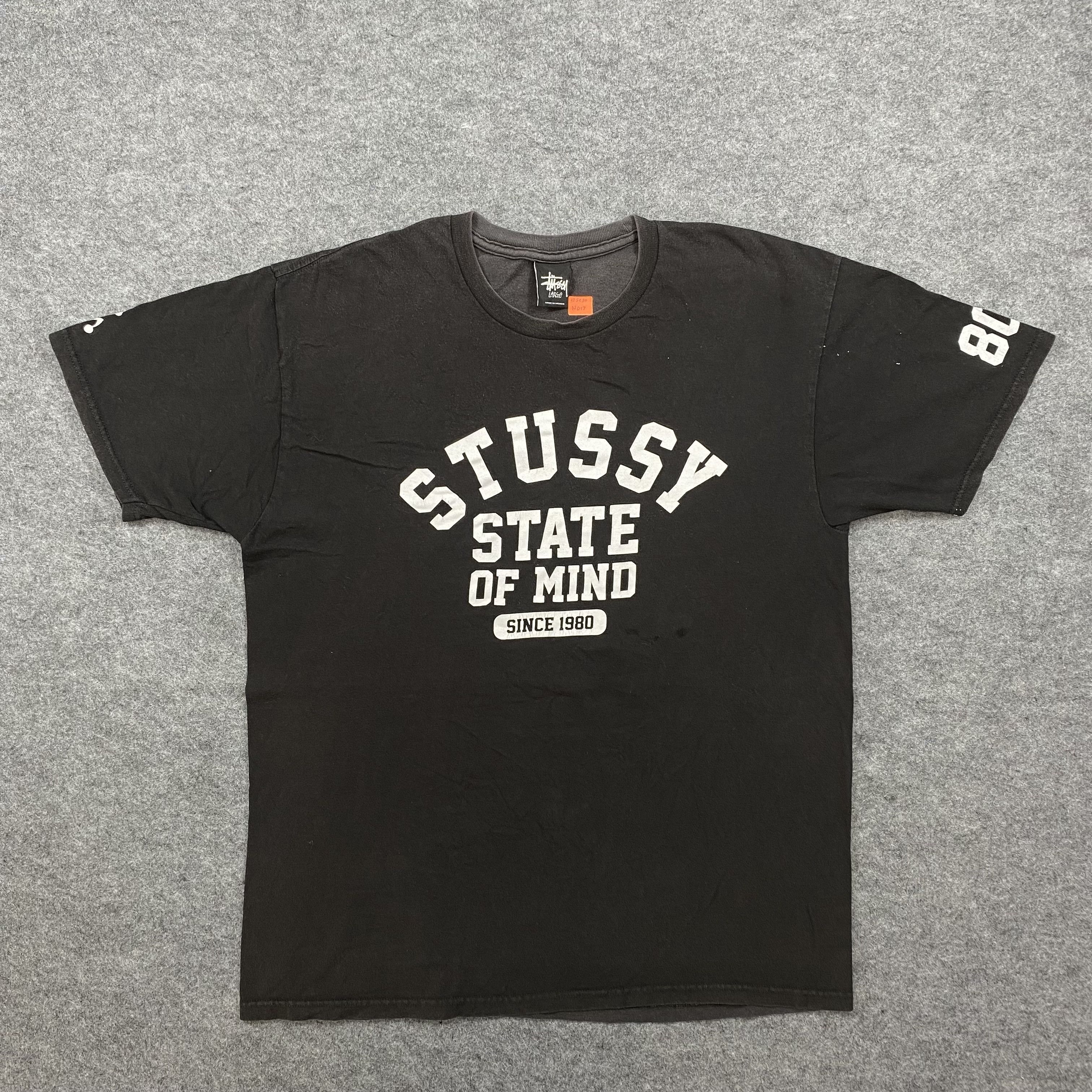 Stussy Stussy state of mind since 1980 Tshirt-N017 Size US L / EU 52-54 / 3 - 1 Thumbnail