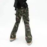 Designer × Japanese Brand Camouflage Baggy Cargo Flare Pants Size US 32 / EU 48 - 2 Thumbnail