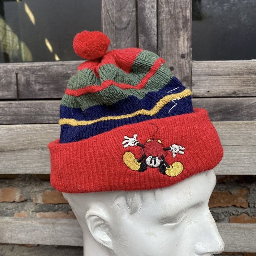 Japanese Brand × Mickey Mouse × Vintage Mickey Mouse unique beanie hat Size ONE SIZE - 4 Thumbnail