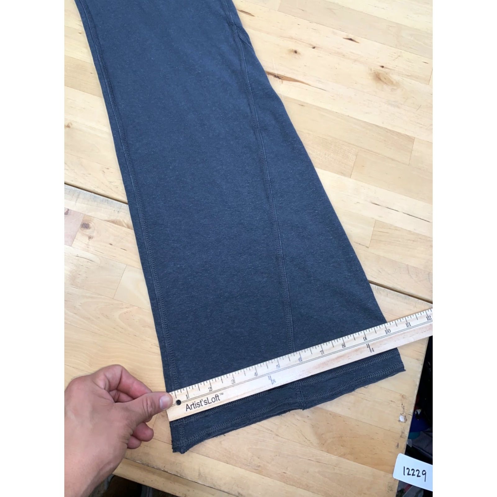 Prana prAna Leggings Womens L Gray Wide Leg Activewear Casual Stretch Size 36" / US 14 / IT 50 - 7 Thumbnail