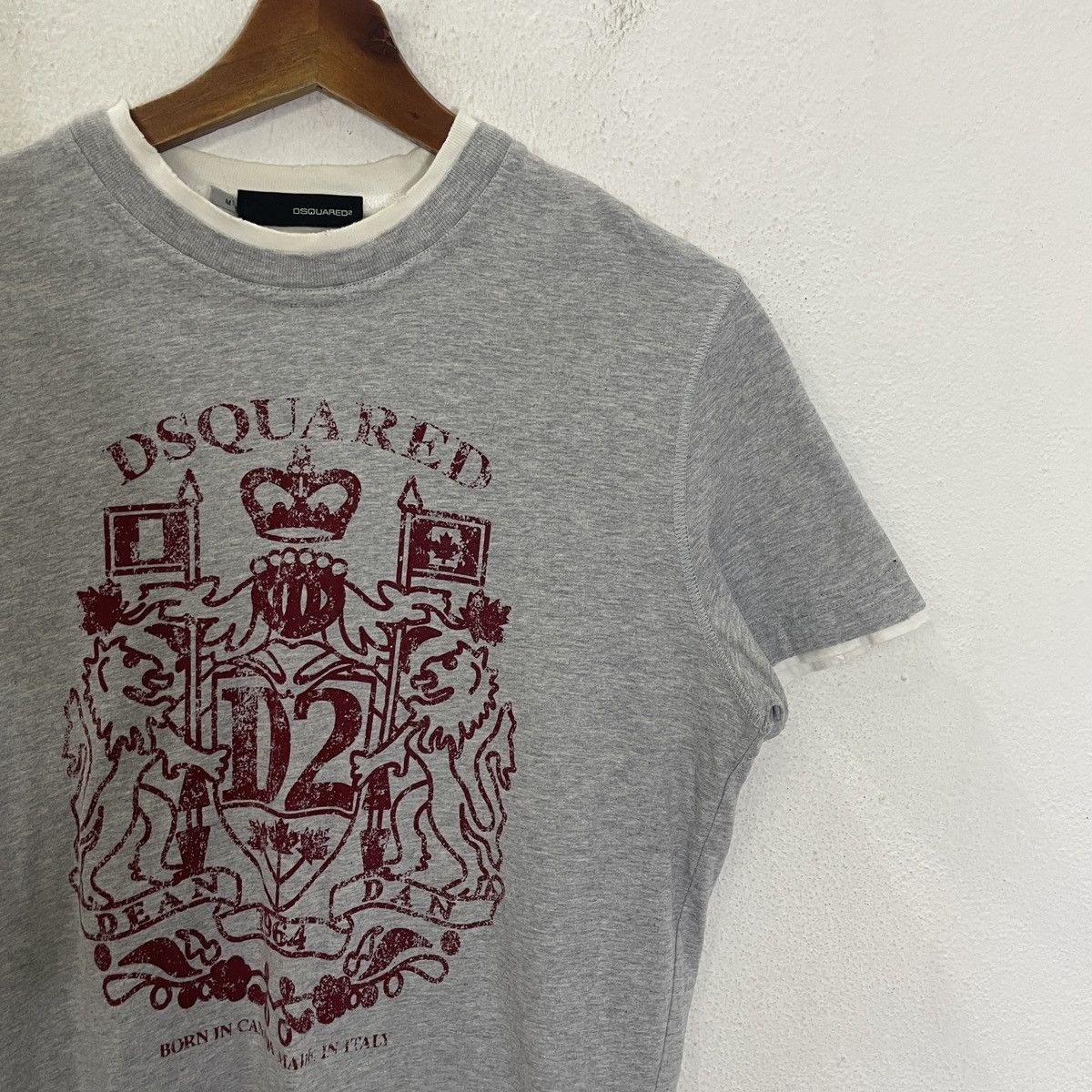 Dsquared2 Vintage Dsquared2 Big Logo Short Sleeve Tee Size US S / EU 44-46 / 1 - 2 Thumbnail