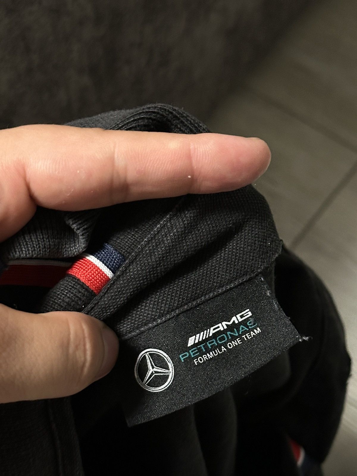 Formula 1 Mercedes AMG Petronas F1 Black Short Sleeve Big Logo T-Shirt Size US M / EU 48-50 / 2 - 7 Thumbnail