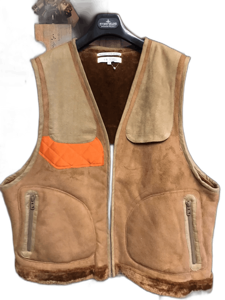 Moncler Genius Special Design Brown Vest with Multiple Fabrics Size US L / EU 52-54 / 3 - 1 Thumbnail