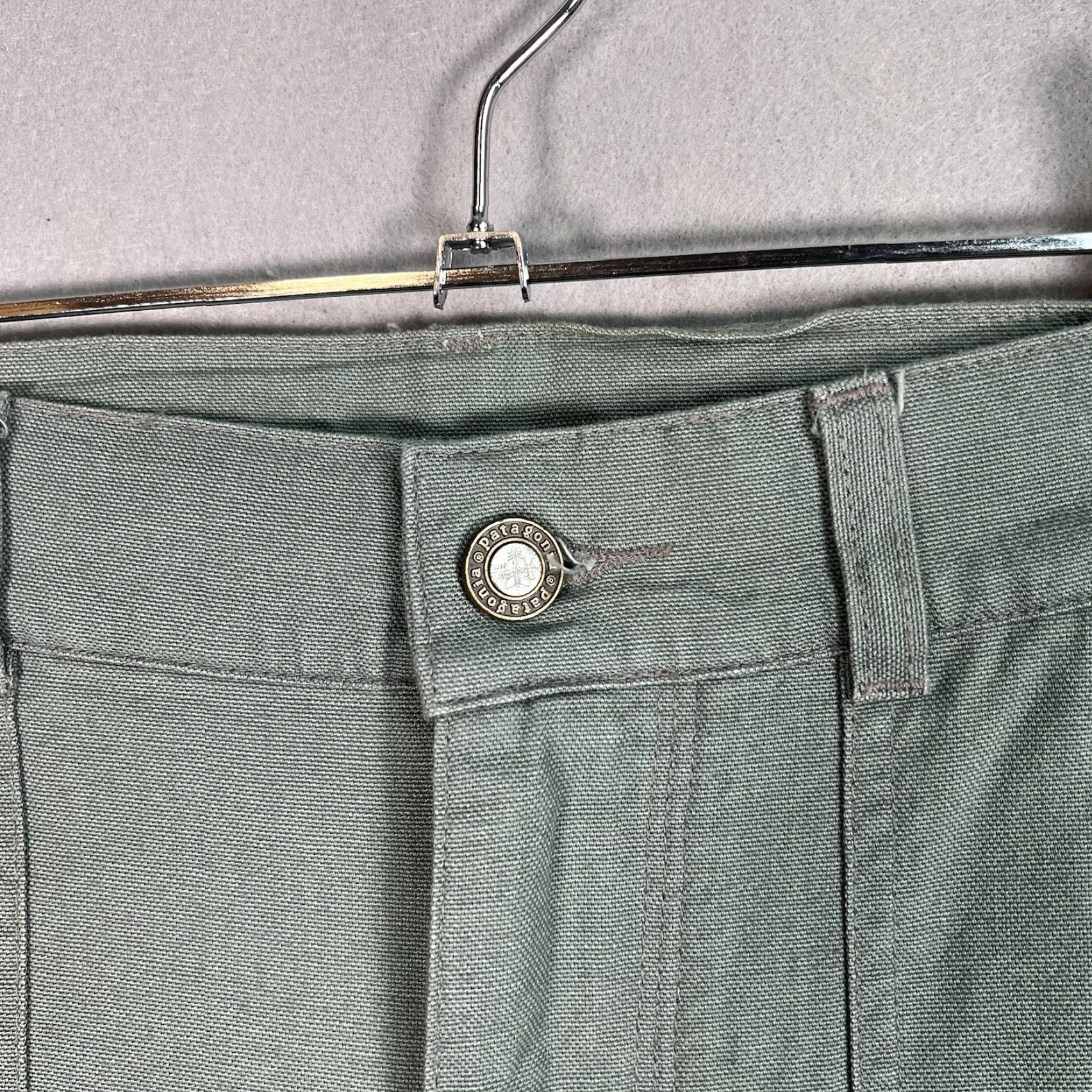 Patagonia VINTAGE Patagonia Stand Up Pants Adult 36 Green Organic Cotton Workwear Carpenter Mens Pants 36 Green Regular Inseam 34 Size US 36 / EU 52 - 7 Thumbnail