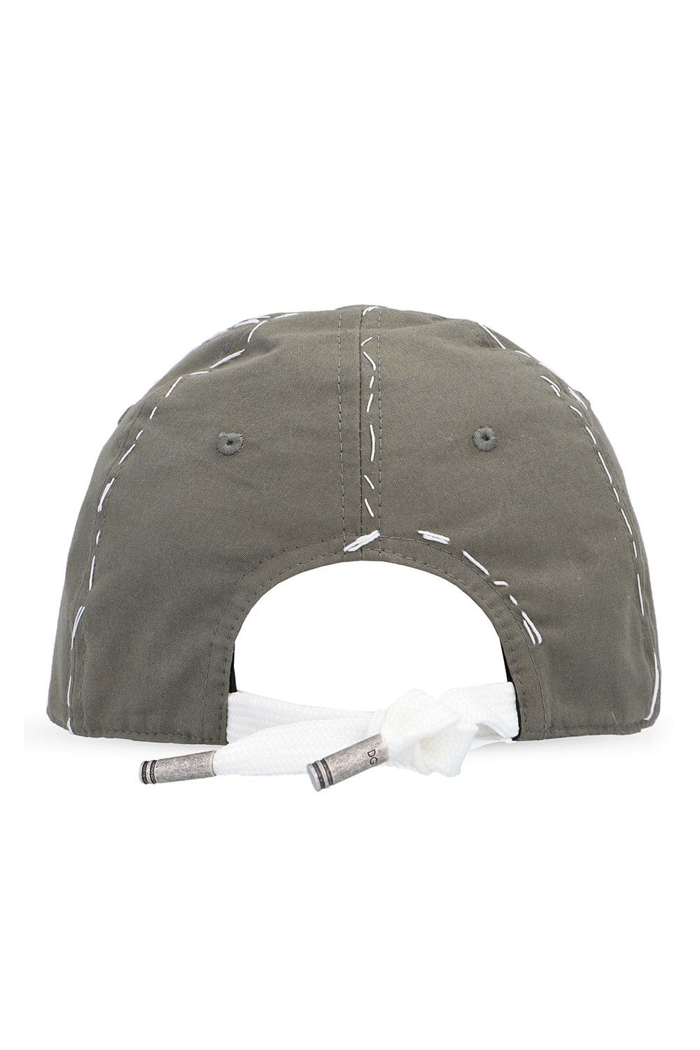 Dolce & Gabbana DOLCE & GABBANA green topstitch logo baseball cap hat Medium Size ONE SIZE - 3 Thumbnail