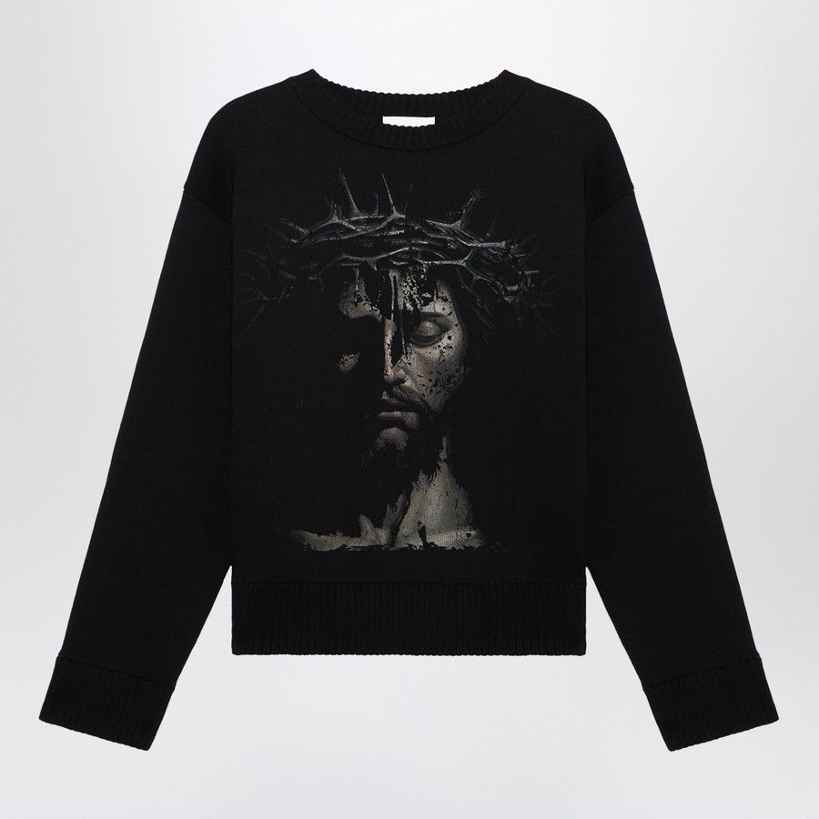 1989 STUDIO o1d2blof1124 Knitwear Sweater in Black Size US M / EU 48-50 / 2 - 1 Thumbnail