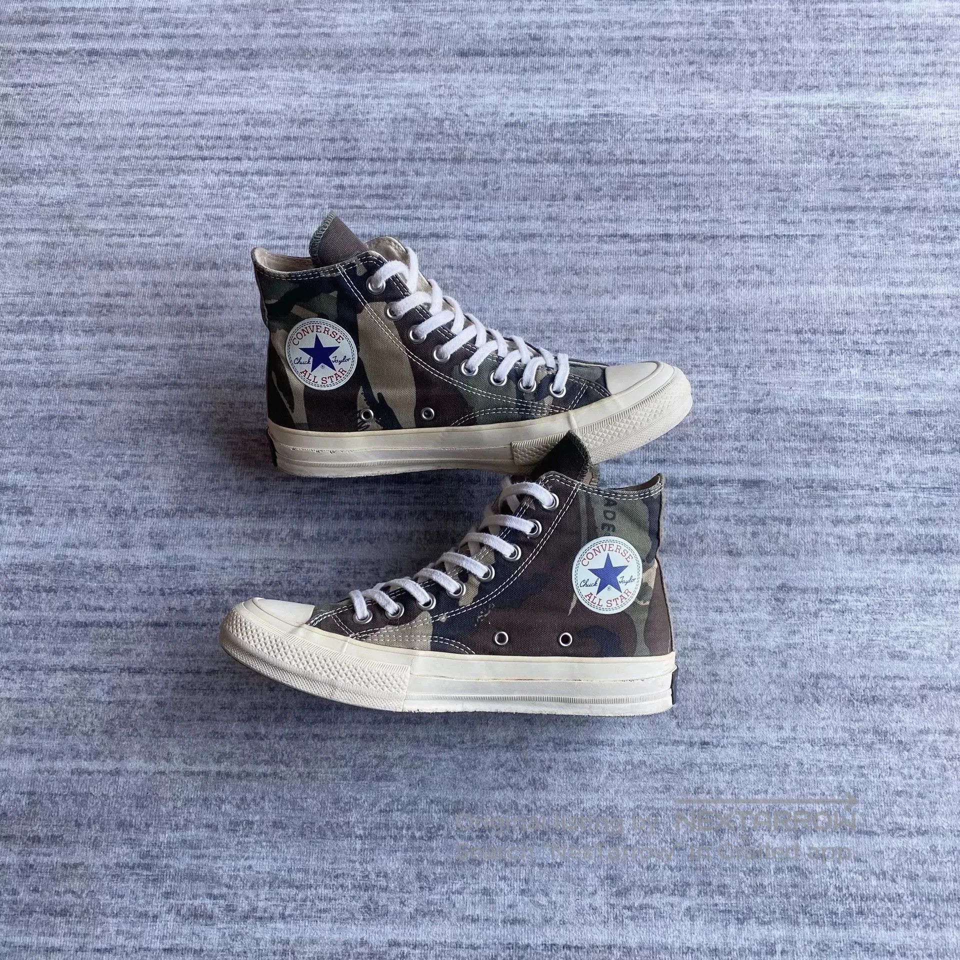 Nigo converse addict nigo camouflage high tops. Size US 7 / EU 40 - 4 Thumbnail