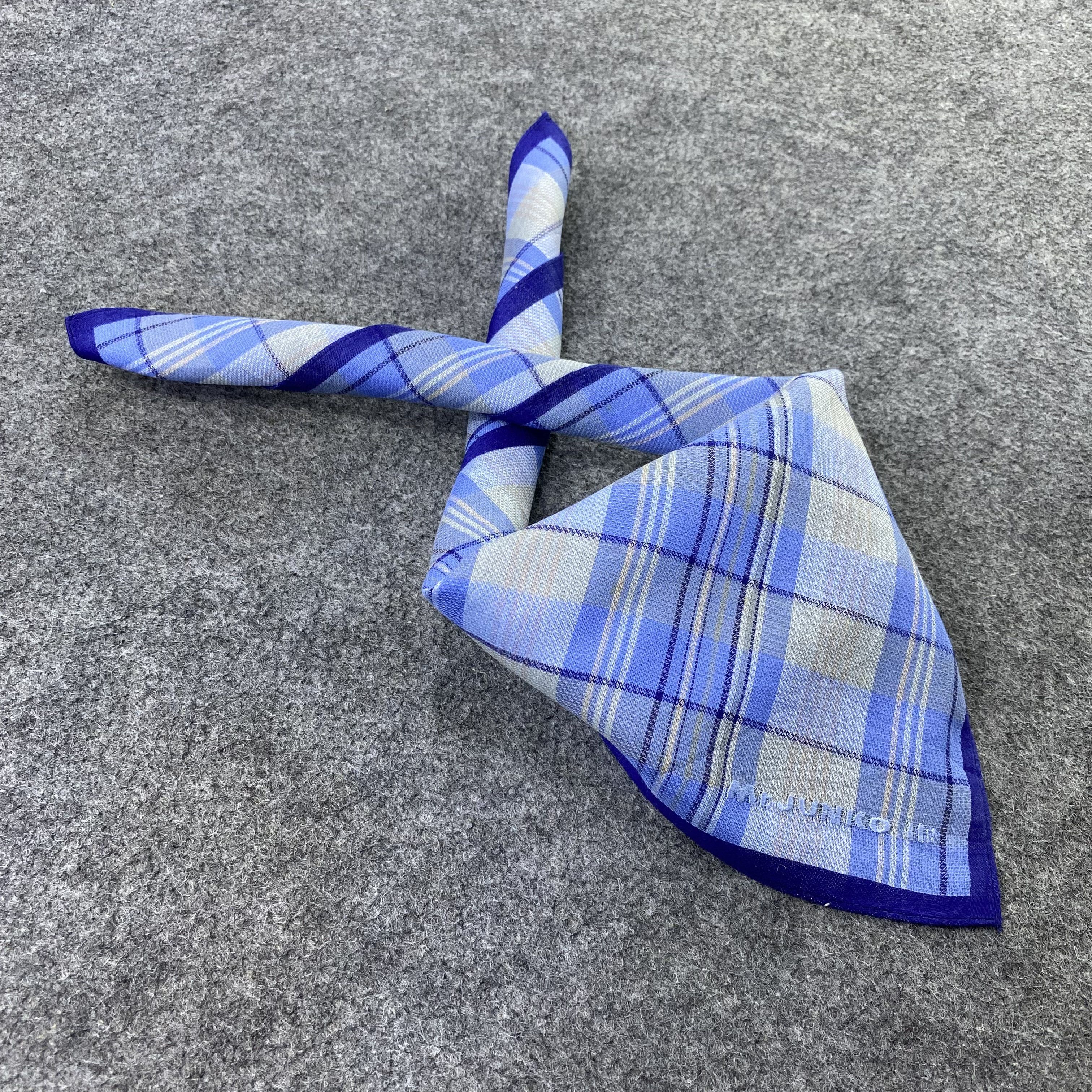 Japanese Brand Mr.Junko Handkerchief Neckerchief Bandana-B1614 Size ONE SIZE - 1 Thumbnail
