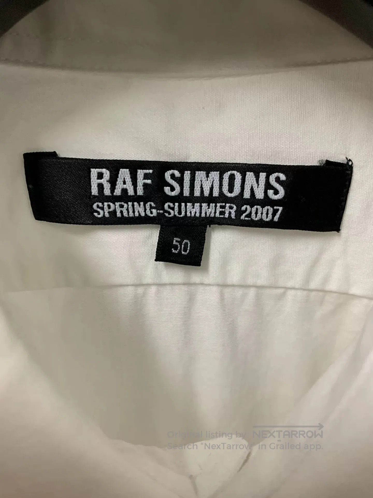 Raf Simons Raf Simons SS07 Embroidered Shirt. Size US M / EU 48-50 / 2 - 4 Thumbnail