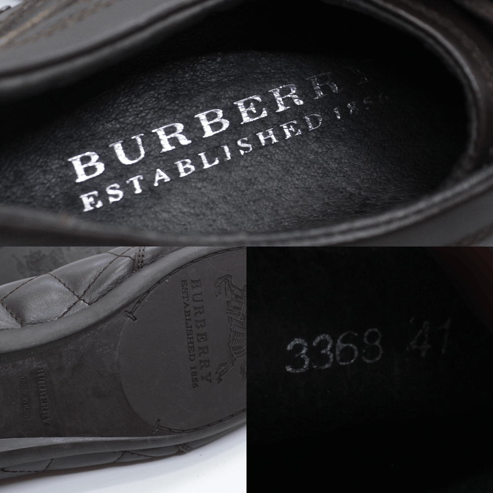Burberry Leather Low Sneakers Size US 8 / EU 41 - 9 Thumbnail