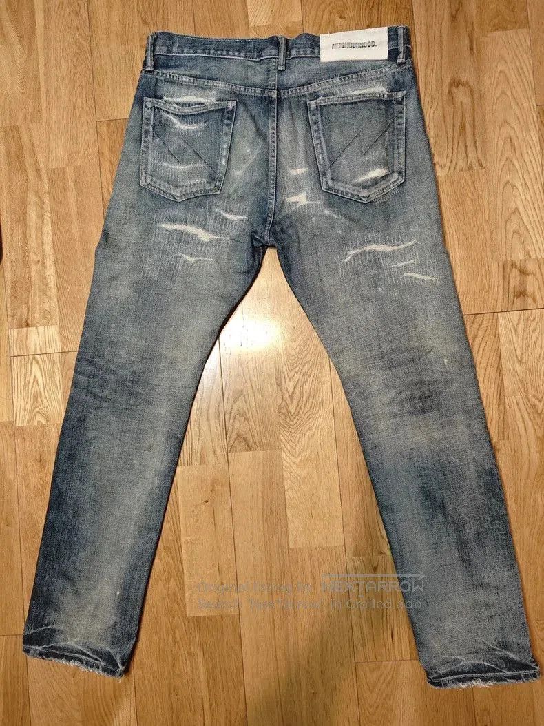 Neighborhood Neighborhood 21SS Distressed Denim Jeans. Size US 34 / EU 50 - 2 Thumbnail