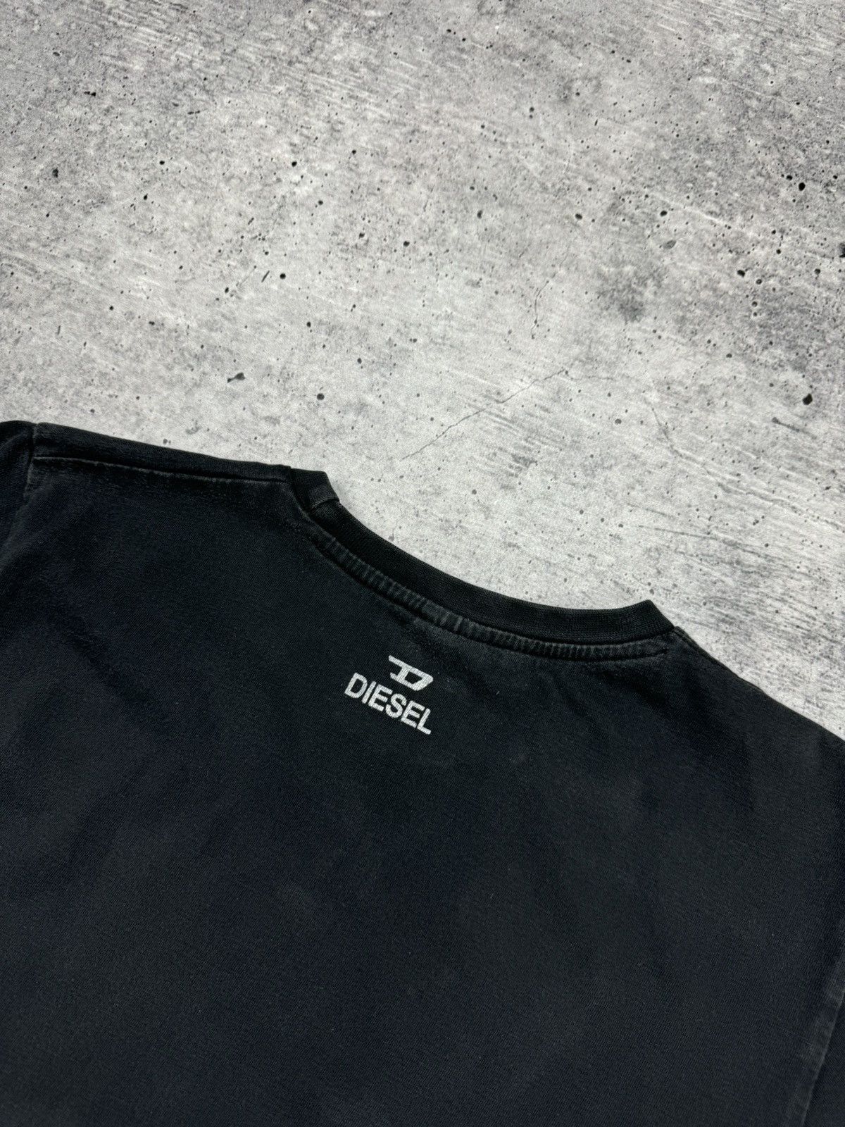 Diesel Vintage Diesel 90’s Y2K Style Big Logo Washed T-Shirt Tee Size US M / EU 48-50 / 2 - 15 Thumbnail