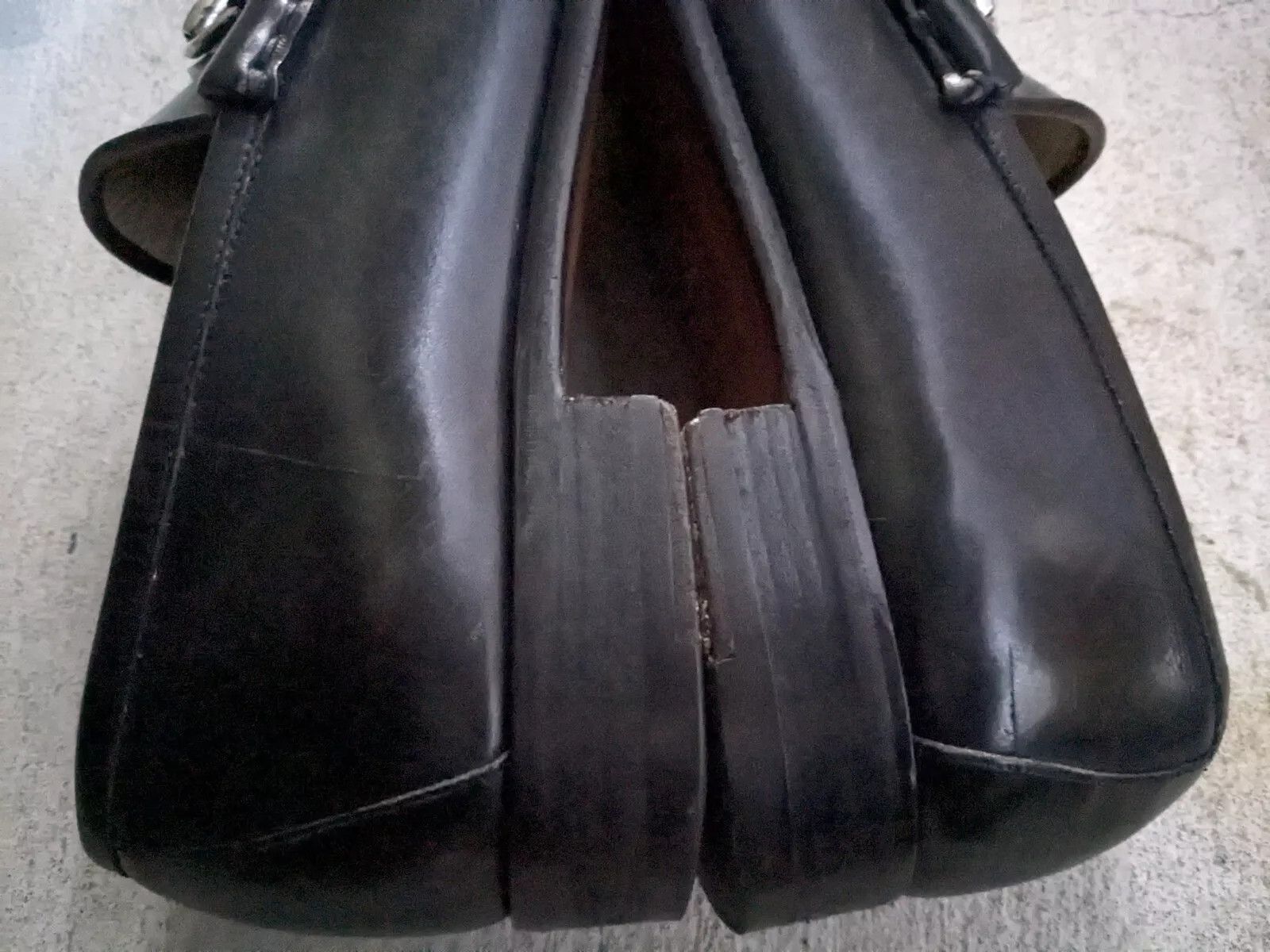 Gucci Gucci Horsebit Loafers Black Leather 10.5 Narrow Slip On Size US 10.5 / EU 43-44 - 5 Thumbnail