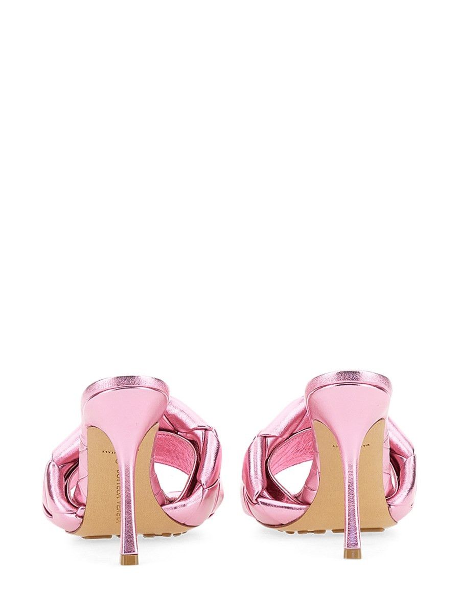 Bottega Veneta o1n1vont1124 Lido Sandals Mules in Azalea Pink Size US 10 / IT 40 - 3 Thumbnail