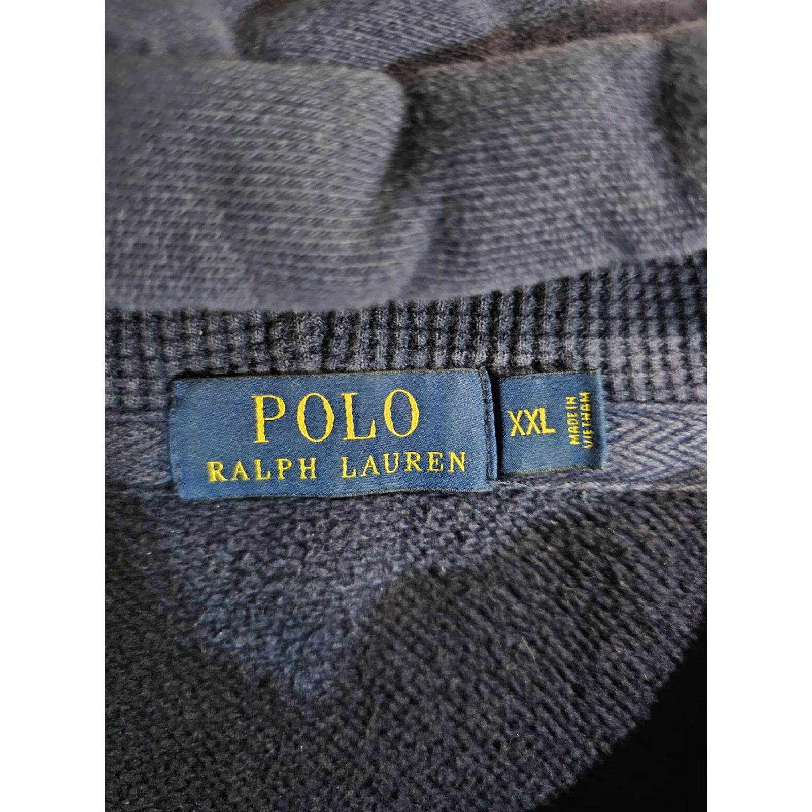 Polo Ralph Lauren VINTAGE Polo Ralph Lauren Full Zip Hooded Sweatshirt Jacket Blue Mens XXL Size Hoodie Shirt Men Medium? Size US XXL / EU 58 / 5 - 4 Thumbnail