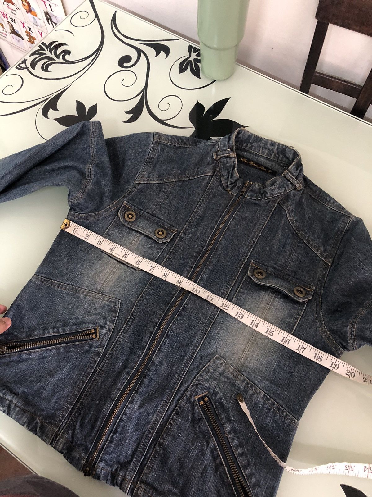 Seditionaries Vintage Slow Hand Jam Denim Jacket Size XS / US 0-2 / IT 36-38 - 17 Thumbnail