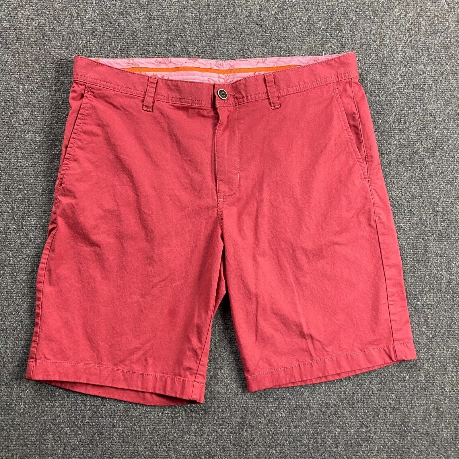 Tommy Bahama Tommy Bahama Shorts Men's 35 Red Casual Chino Cotton Blend Size US 35 - 1 Thumbnail