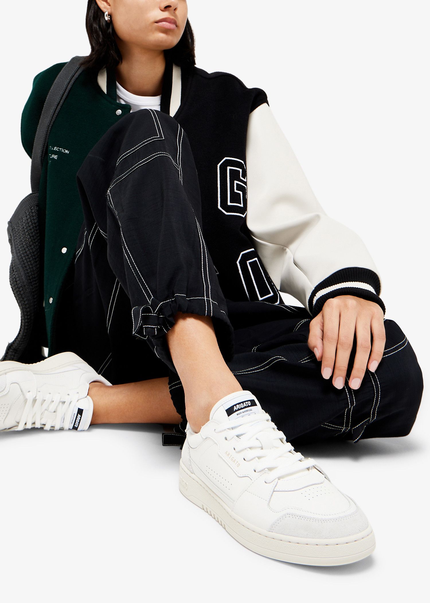 Axel Arigato o1s22i1n0425 Low-Top Sneakers in White Size US 6 / IT 36 - 2 Thumbnail