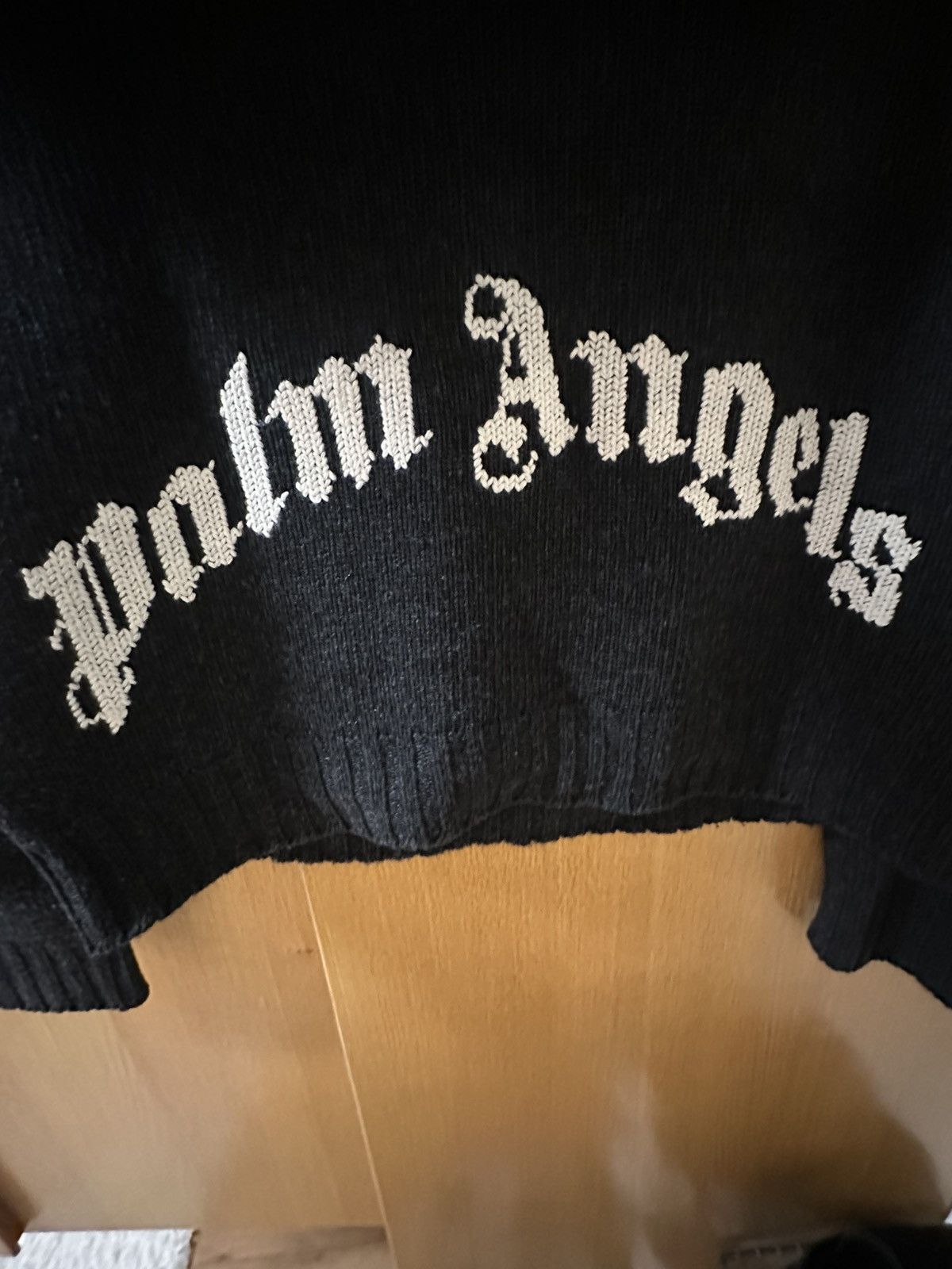 Palm Angels Palm Angels Curved Logo Sweater Size US S / EU 44-46 / 1 - 3 Thumbnail