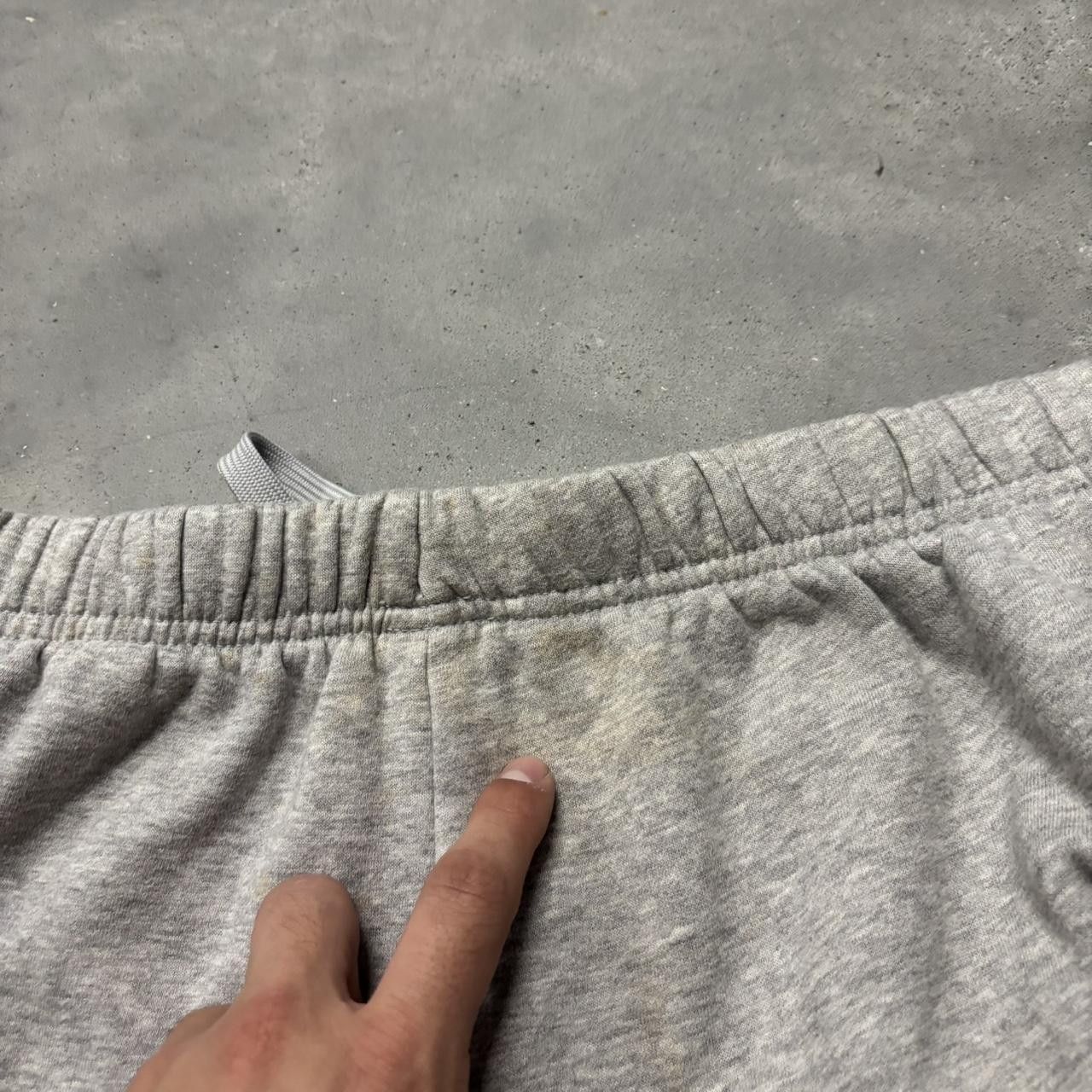 Japanese Brand × Vintage Crazy Vintage 90s Baggy Light Grey Streetwear Skater Style Sweatpants! Size US 36 / EU 52 - 7 Thumbnail