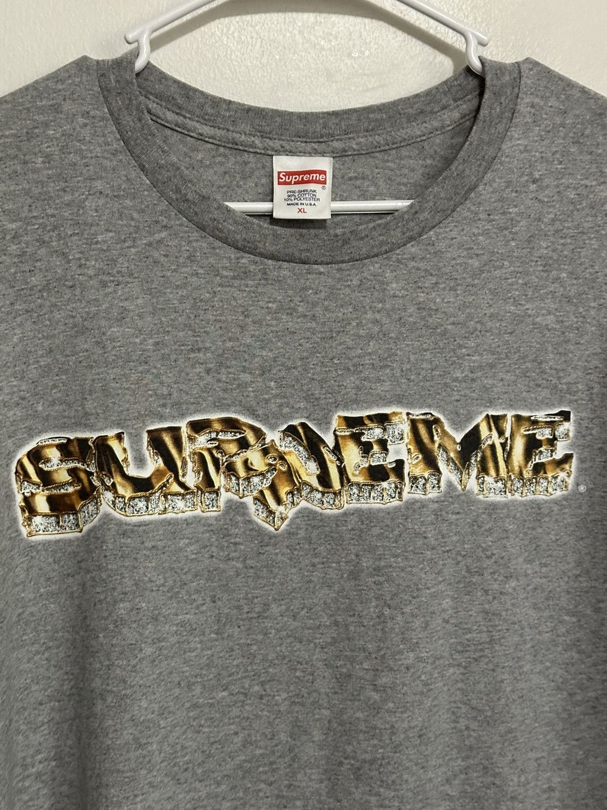 Supreme Supreme Diamond Tee Size US XL / EU 56 / 4 - 2 Thumbnail