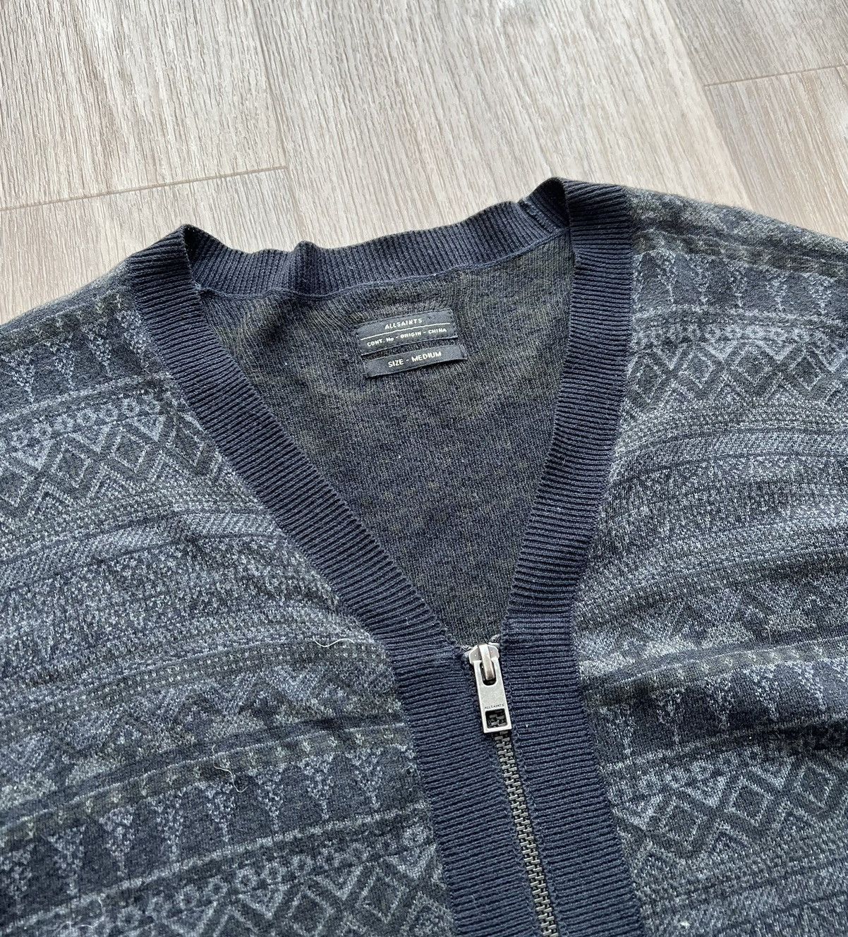Allsaints Allsaints Privateer Zip Up Cardigan Size US M / EU 48-50 / 2 - 5 Thumbnail