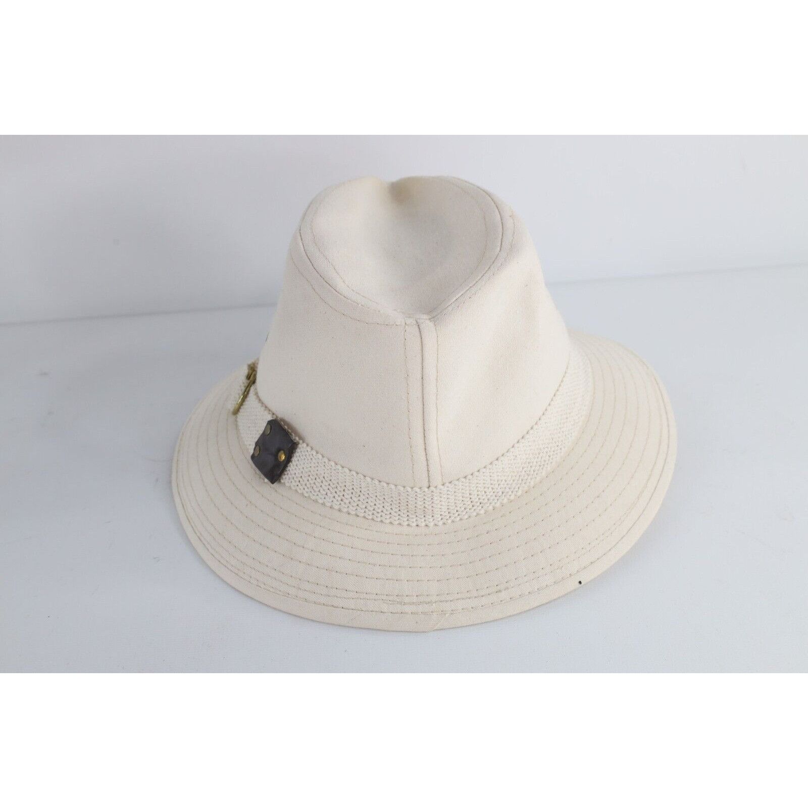 Panama Jack Vintage 90s Panama Jack Canvas Safari Bush Fedora Hat Size ONE SIZE - 5 Thumbnail