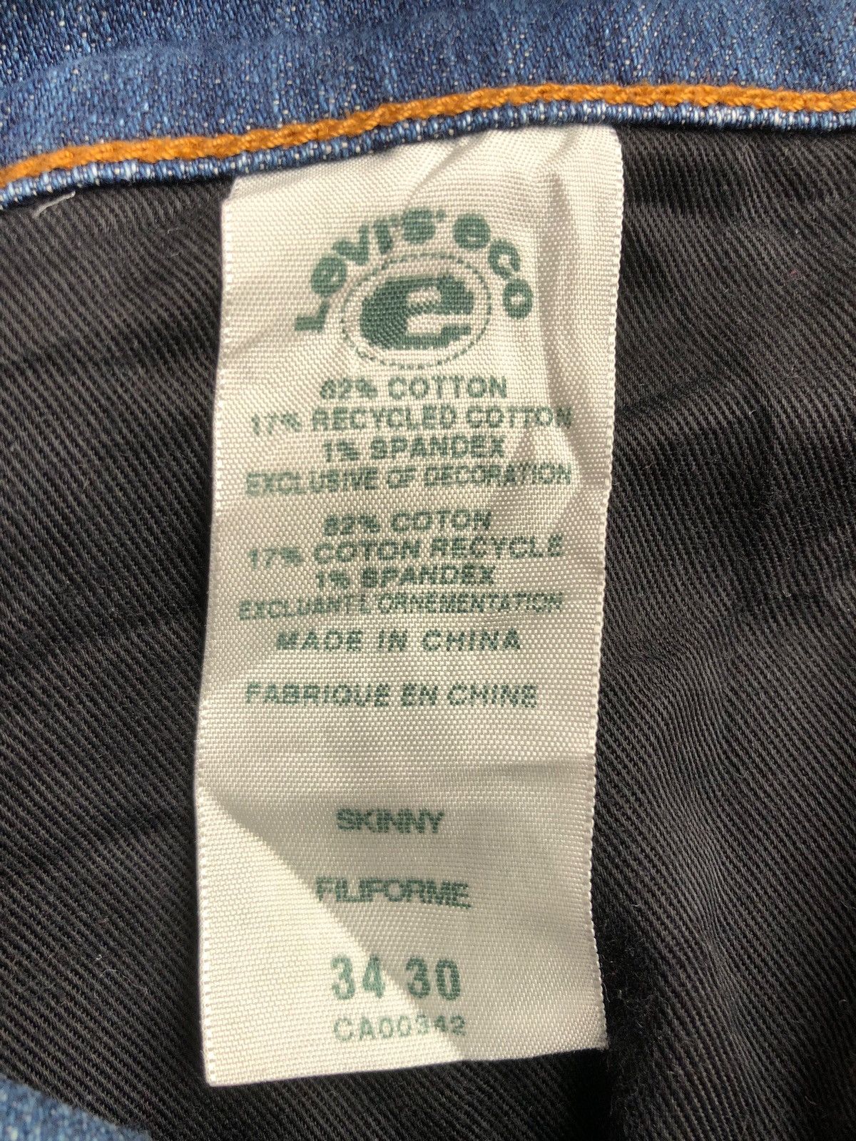 Levi's Vintage Levi's 511 Skinny Denim Jeans Size US 36 / EU 52 - 18 Thumbnail