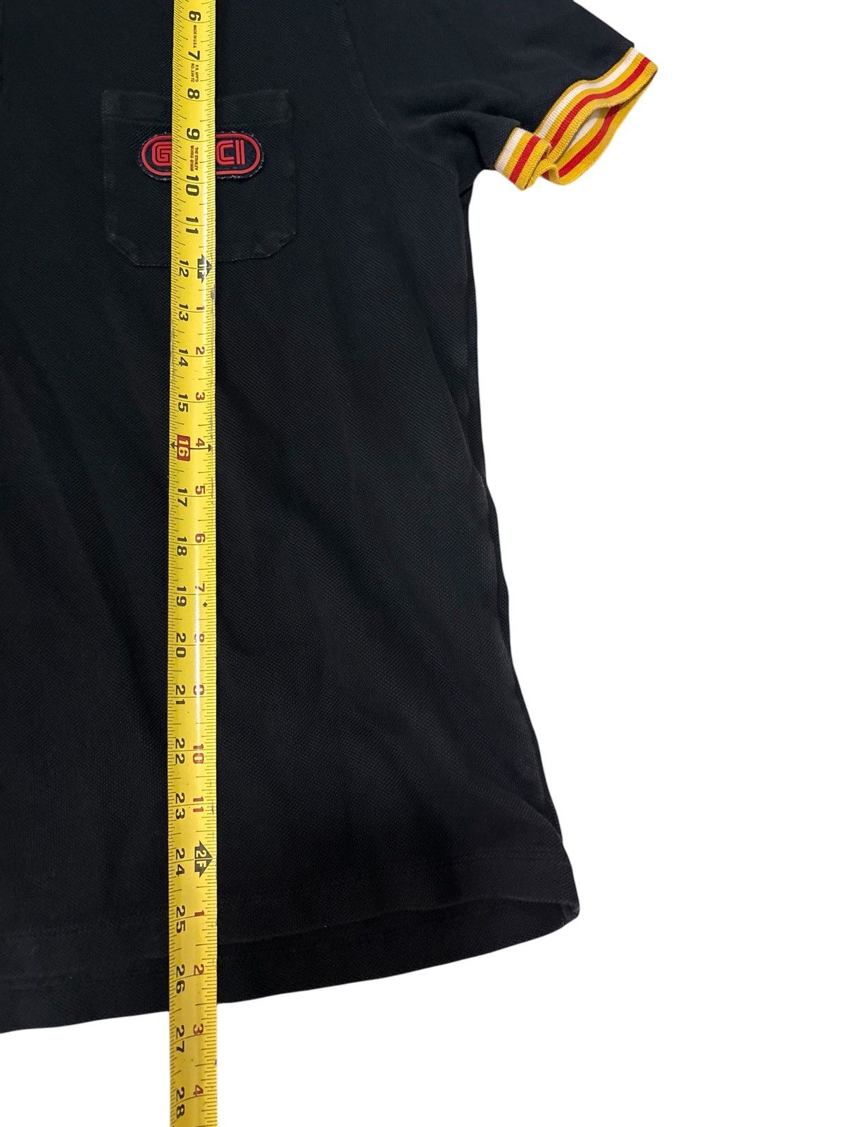 Gucci Gucci Mens 2XL Badge Polo Shirt Kanoko Short Sleeve Size US XXL / EU 58 / 5 - 13 Thumbnail